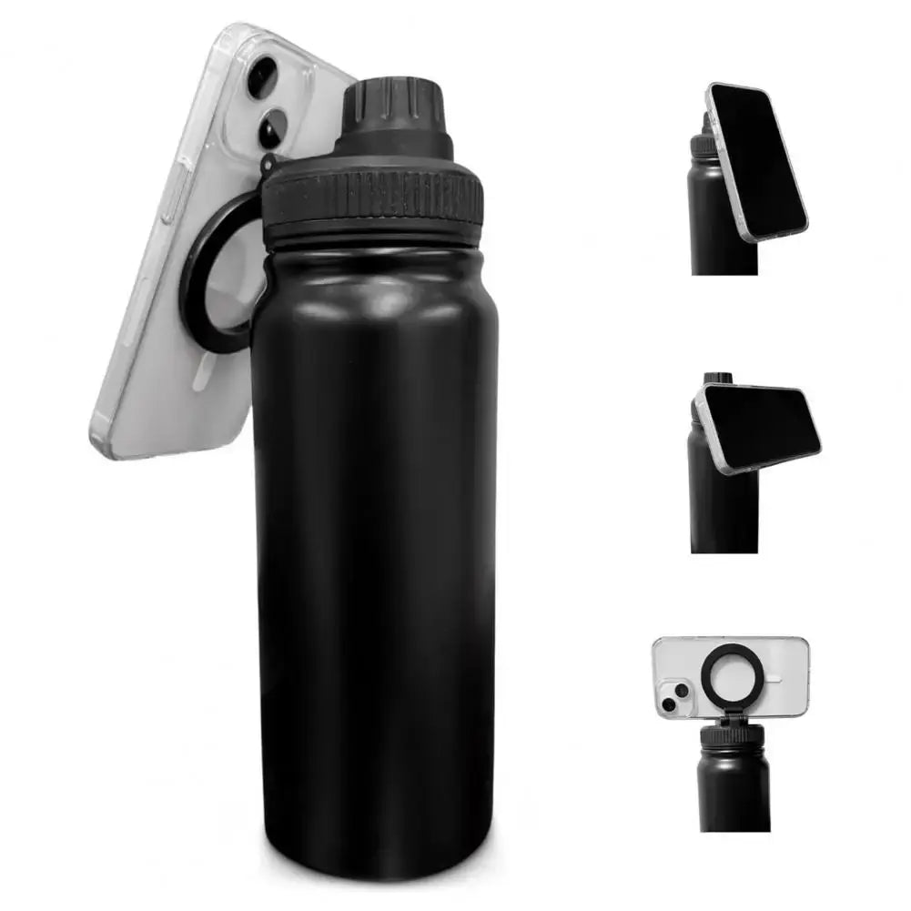 1000ml Insulated Water Bottle With Magnetic Phone Mount